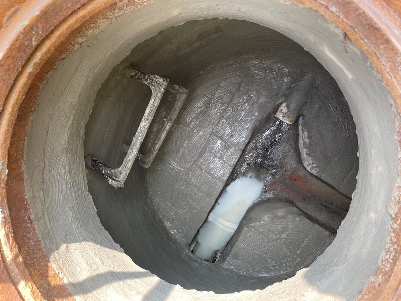 Brick Sanitary Sewer Manhole